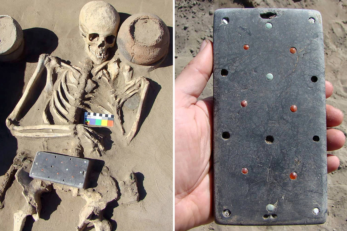 Archaeologists find 2,100-year-old 'iPhone' in grave of woman buried in Russian 'Atlantis'