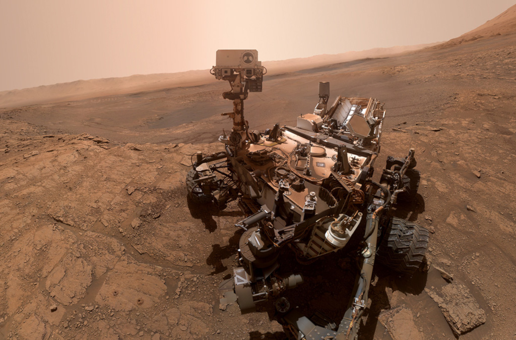 Marsrover Curiosity trakteert op leuke selfie na bijzonder experiment