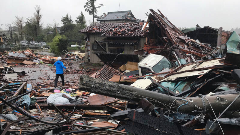 'Zwaarste orkaan in decennia' aan land in Japan, extreme regenval verwacht