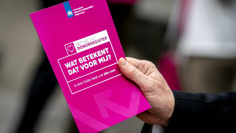 Helft Nederlanders heeft donorkeuze (nog) niet vastgelegd