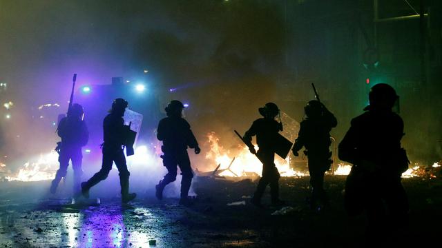 Tientallen aanhoudingen bij massaprotest in Barcelona | NU - Het laatste nieuws het eerst op NU.nl