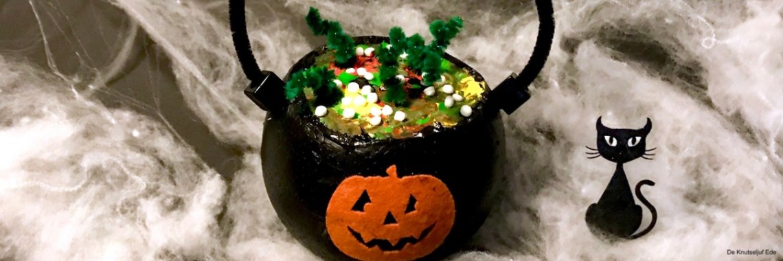 Halloween heksenketel knutselen - Crea met Kids