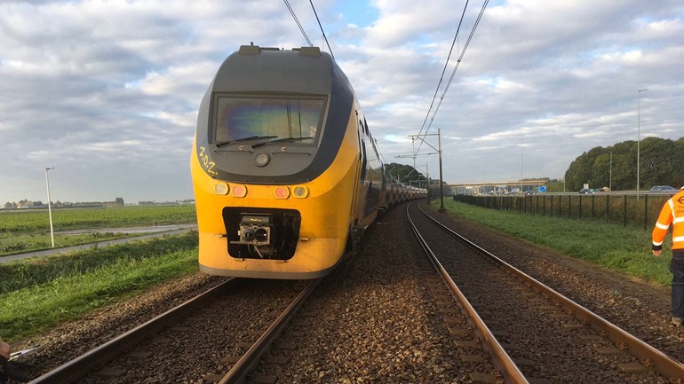 Treinverkeer tussen Leiden en Schiphol plat tot na avondspits - Omroep West