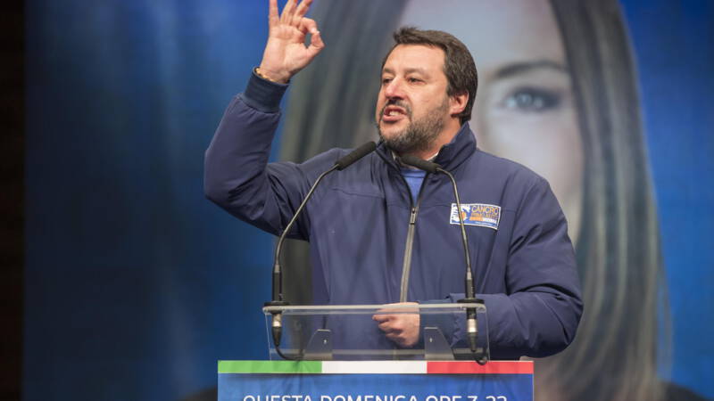 Gevoelige nederlaag voor Italiaanse oppositieleider Salvini