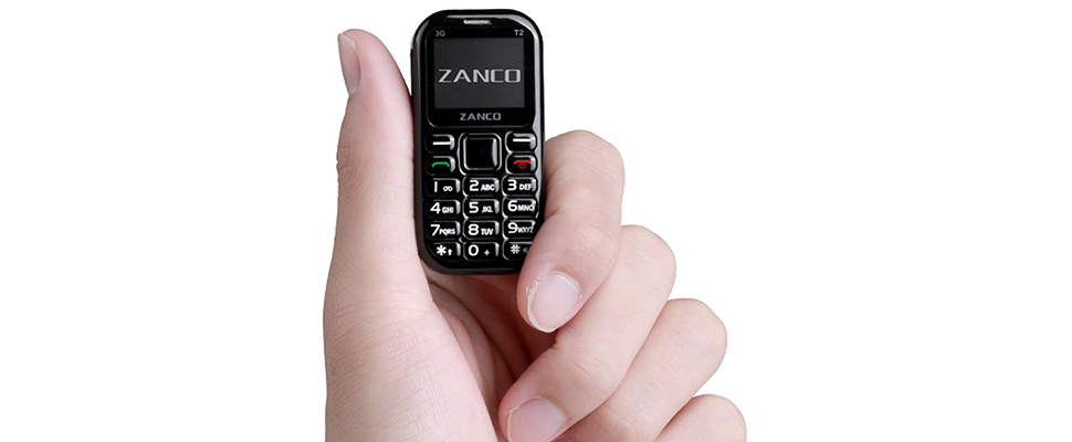 Zanco Tiny T2: piepklein telefoontje met grote ambities               | Computer Idee