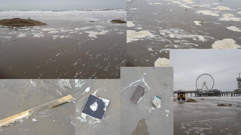 Bouwbedrijven storten vervuild zand op strand Scheveningen: 'Ik ben enorm geschrokken' - Omroep West