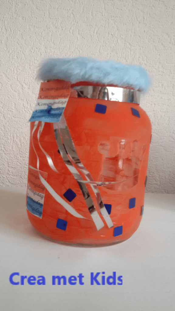 Koningsdag DIY Windlichtje Knutselen. » Crea met kids