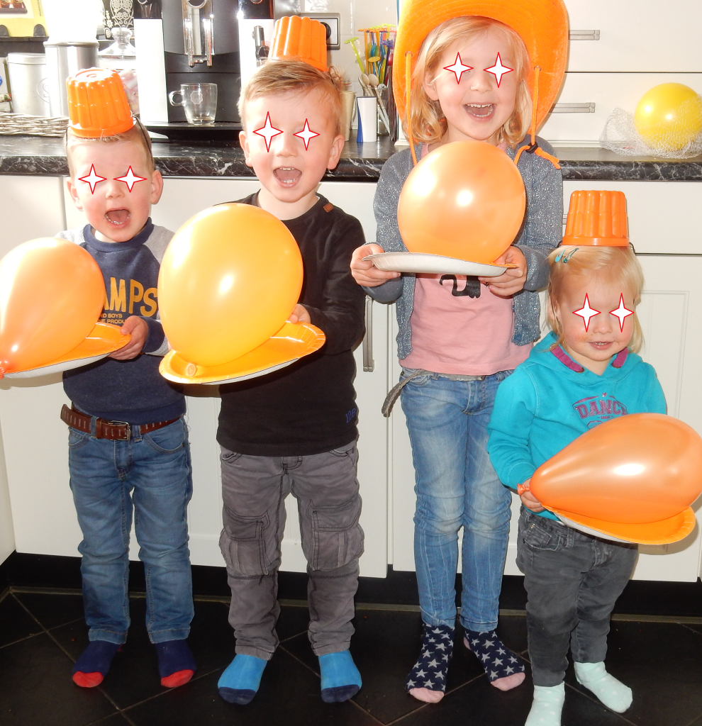 Koningsdag thuis spelletjes doen met kinderen » Crea met kids