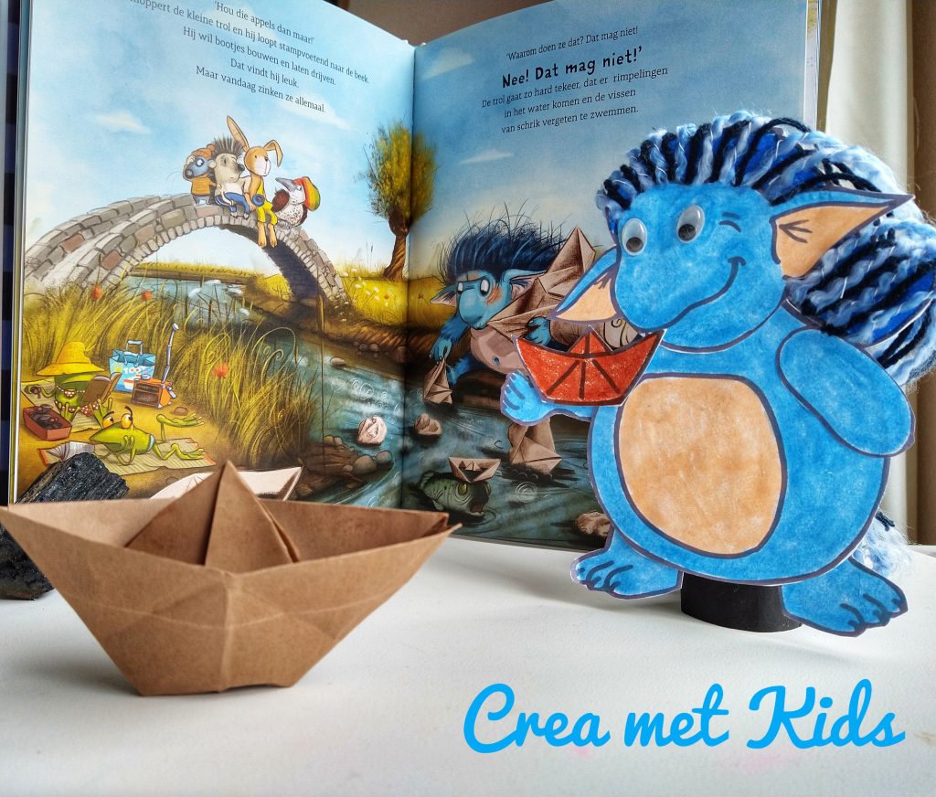 Prentenboek - De Bromtrol knutselen incl gratis template » Crea met kids