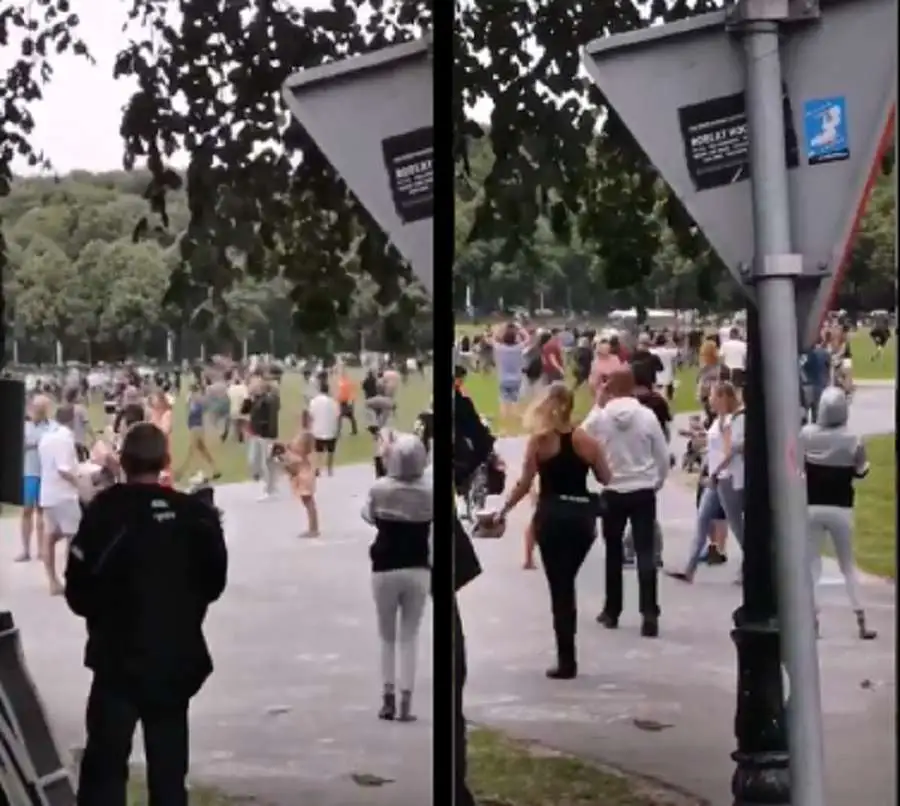 ME-busje rijdt in op demonstranten in Den Haag, mensen rennen voor hun leven (VIDEO) – Liever te dik in de kist dan een feestje gemist