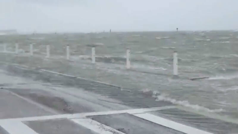 Orkaan Hanna aan land in door corona geteisterd Texas