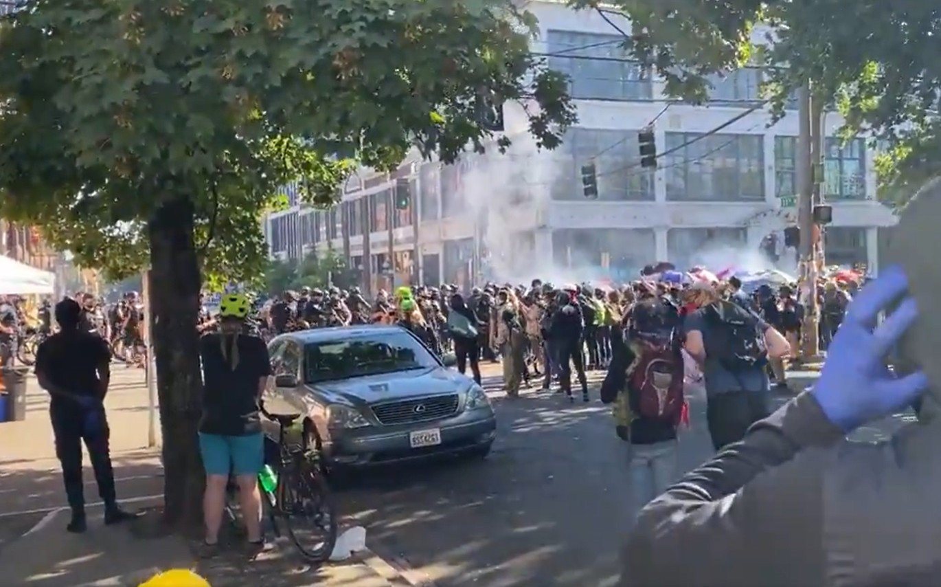 Breaking: Seattle Mob Fire Mortars and Hurl Explosives at Police Officers—At Least 3 Officers Injured