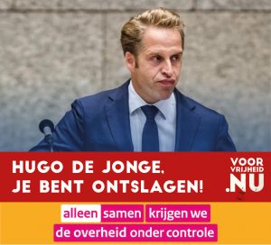 Ontslagbrief Hugo de Jonge – VoorVrijheid.nu