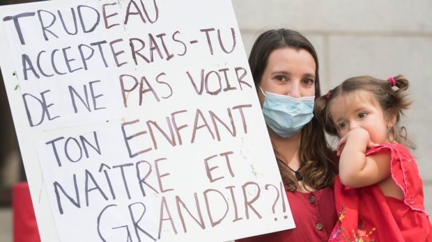 Protests held across Canada urging politicians to help reunite families amid COVID-19 pandemic | CTV News