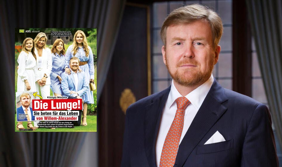 RVD: GEEN COMMENTAAR – Duitse media: ‘Koning Willem-Alexander heeft ernstige longziekte’ - INDIGNATIE