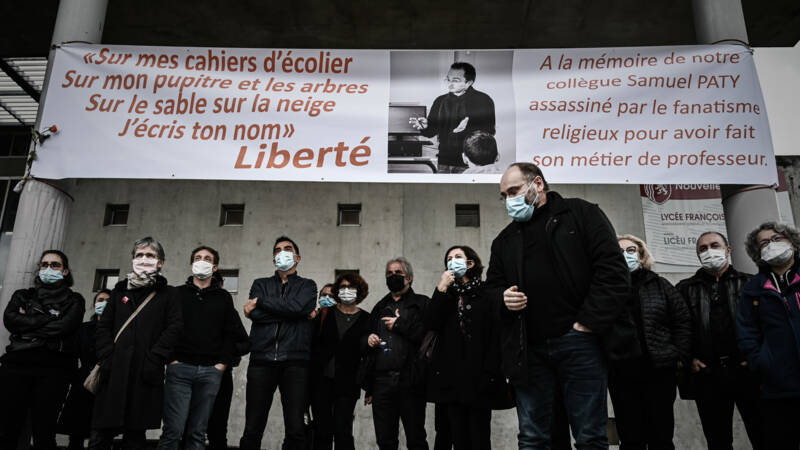 Nog eens vier tieners opgepakt voor onthoofding Franse leraar