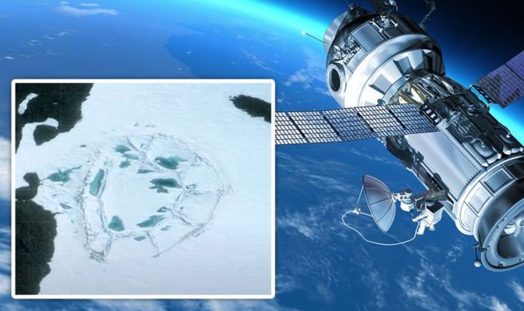 Antarctica bombshell: Satellite snapped 400ft ‘manmade’ formation in 'untouched' region | Science | News | Express.co.uk