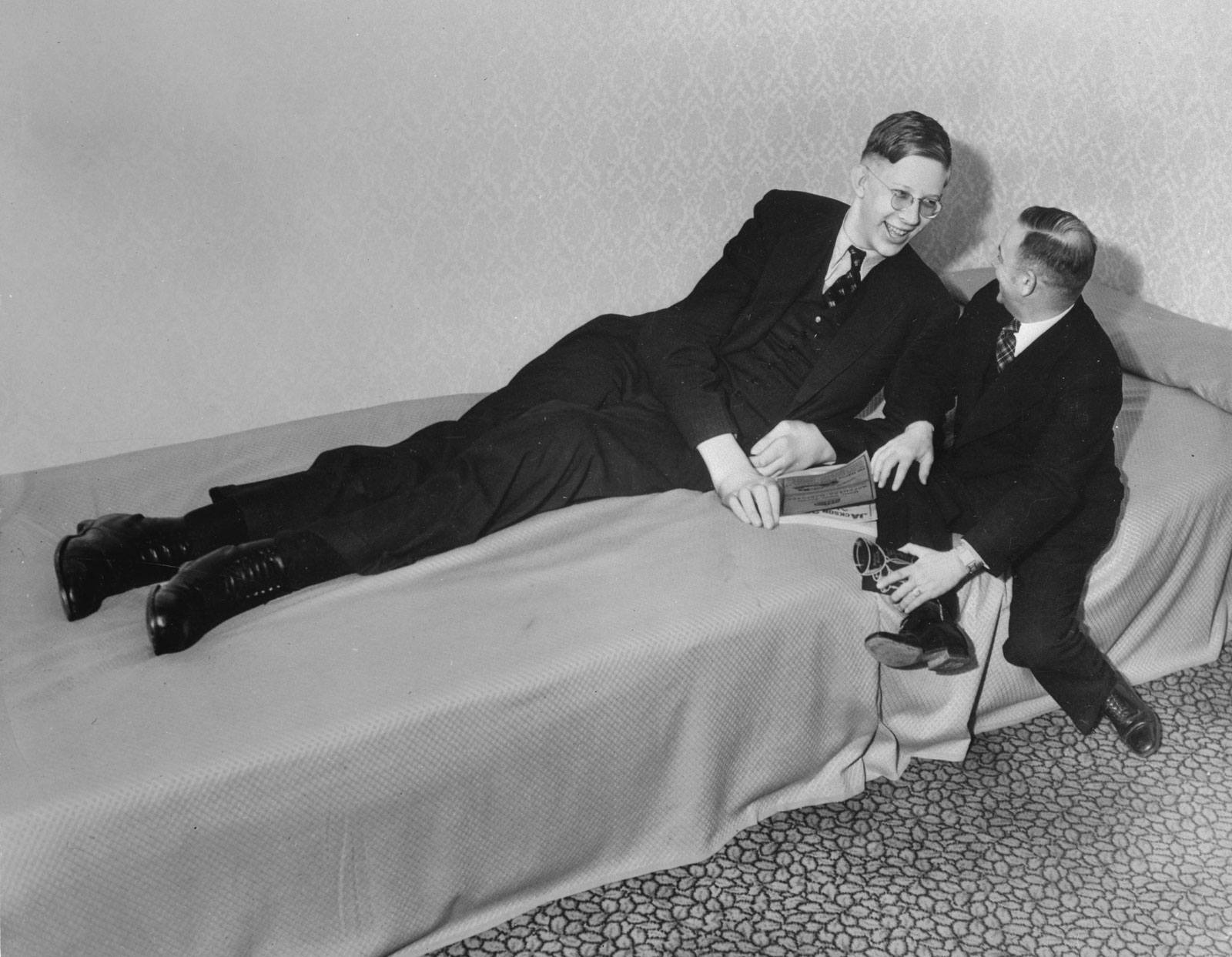 Robert Wadlow voor wie de wereld te klein was | Recordatio