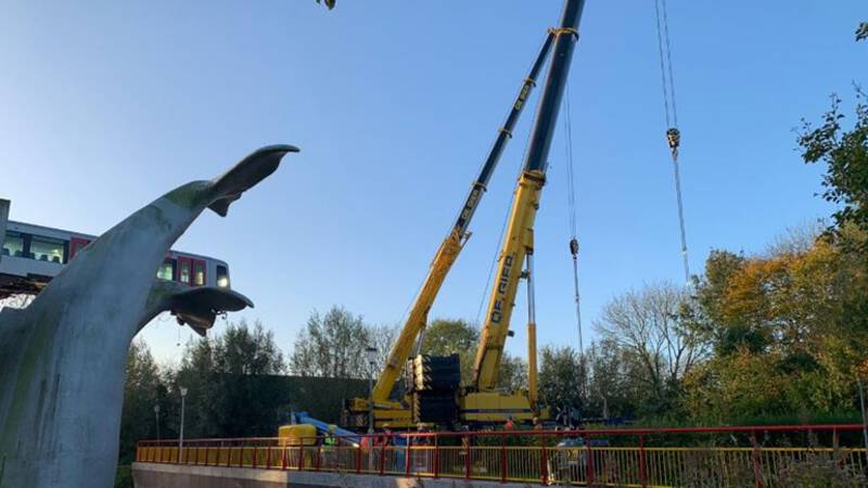 Berging ontspoorde metro in Spijkenisse van start