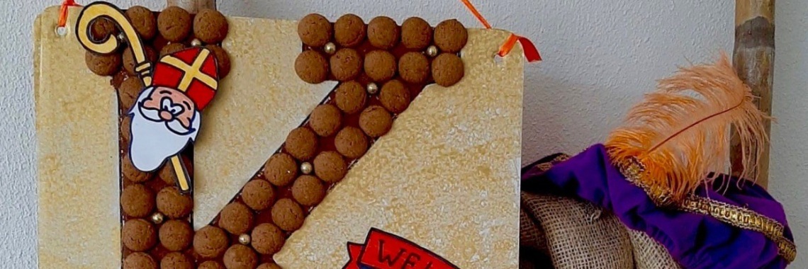 Sinterklaas Pepernootletters knutselen  | De Knutseljuf Ede