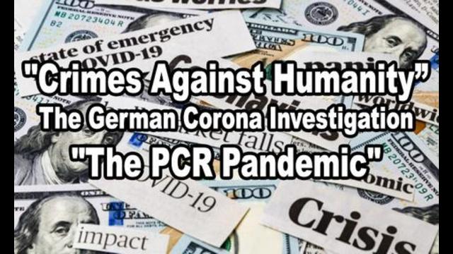 Video en VOLLEDIG transcript: "CRIMES AGAINST HUMANITY": The German CORONA Investigation - "The PCR PANDEMIC" - INDIGNATIE