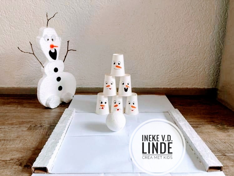 Creatief een diy winter spel maken met Olaf in de hoofdrol! » Crea met kids