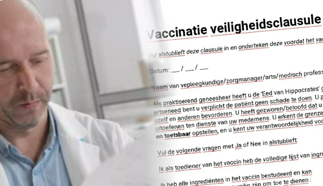 Vaccinatie Veiligheidsclausule -