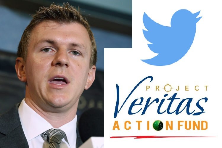 NEW: Project Veritas Permanently Suspended From Twitter After Tweeting About Facebook Censorship -- Following Gateway Pundit on Saturday