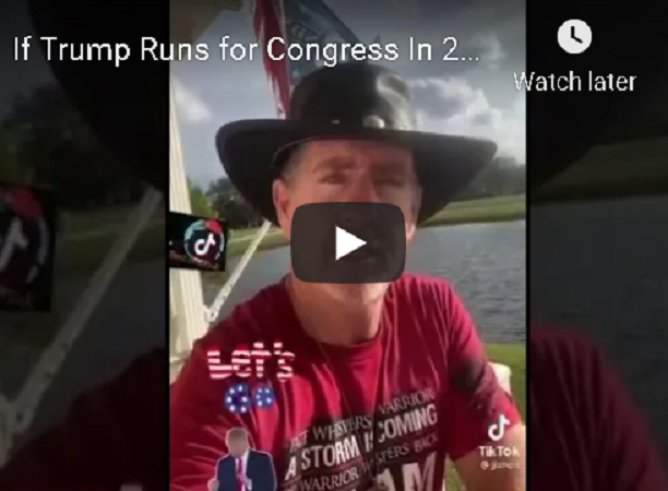 Breaking: If Trump Runs for Congress In 2022 And Wins Along with...