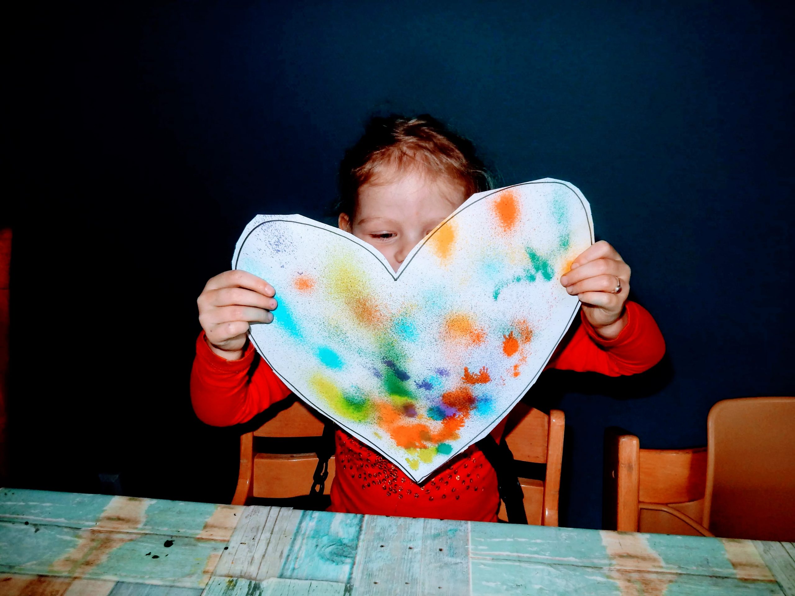 Valentijn hart maken met Ses Creatieve Blow Pens » Crea met kids