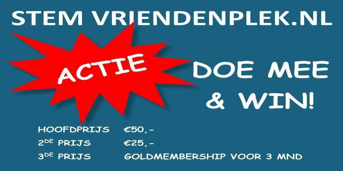 Doe mee met de VriendenPlek Stemactie