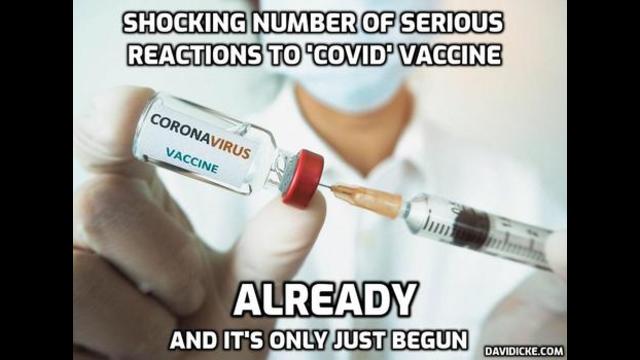 Vaccine Reactions & Deaths Are Just The Tip Of The Iceberg - David Icke