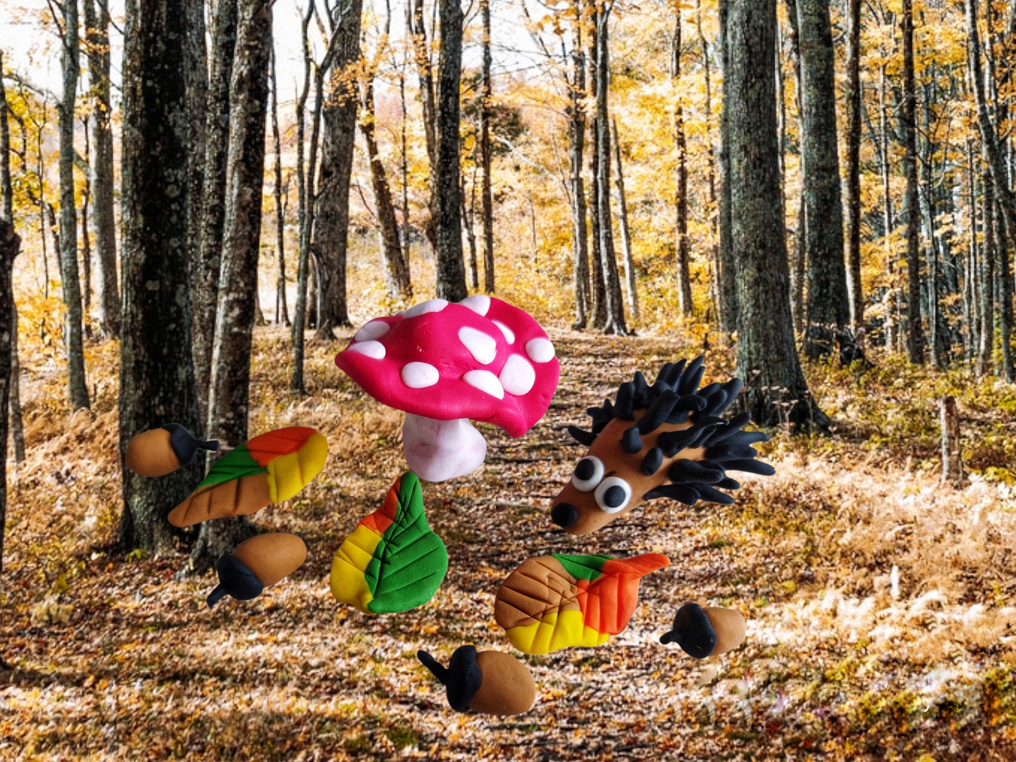 Creatief met klei en de Herfst » Crea met kids