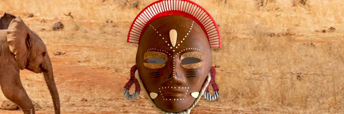 Afrikaans masker knutselen