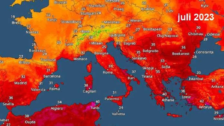 Vorige week was het overal in het nieuws: de temperaturen in Zuid-Europa schieten omhoog naar 48°C! - Het was allemaal gelogen - Dissident.one
