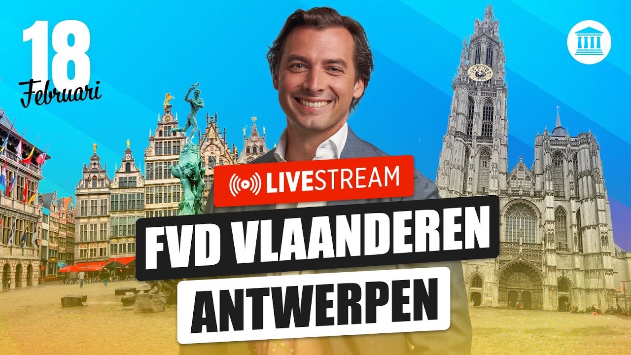 LIVE: FVD Vlaanderen in Antwerpen! Met Thierry Baudet - YouTube
