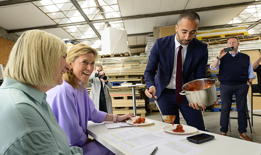 Sammy Mahdi wil CD&V redden met balletjes in tomatensaus