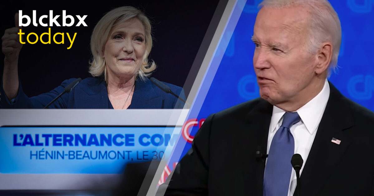 blckbx today #321: Einde van Biden? | Le Pen rekent af met… | blckbx