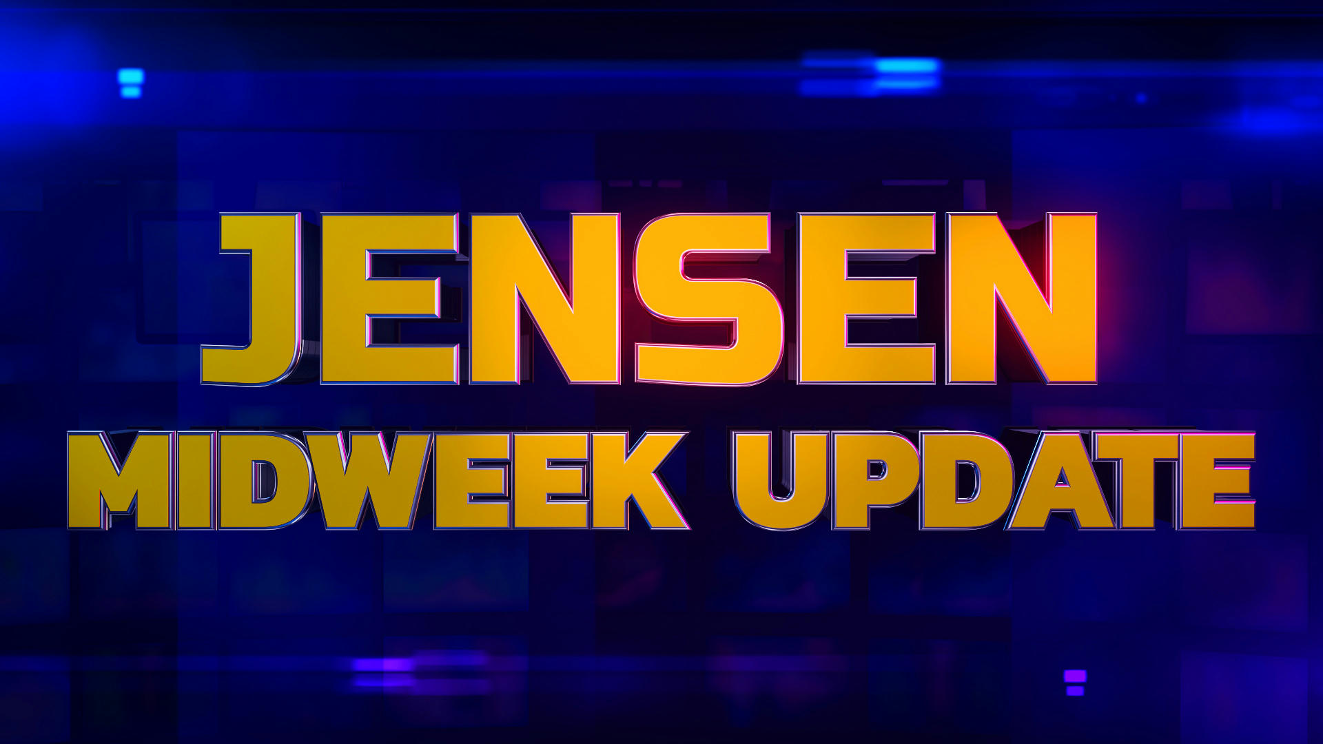 JENSEN SHOW MIDWEEK UPDATE 31 JULI 2024