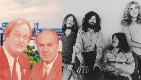 Britse ontdekking: Led Zeppelin stond op de loonlijst van… Willem Duys en Pim Jacobs - Wynia's Week