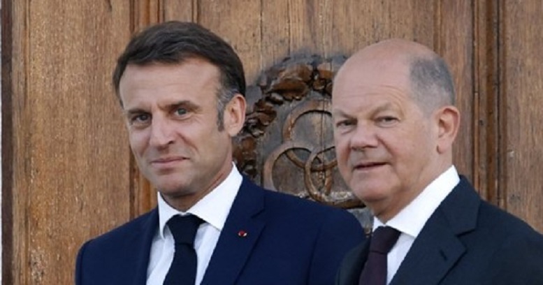 Omdat hij niet meer kan stoppen met huilen - Scholz zegt dat hij Macron 'elke dag' troost - Dissident.one