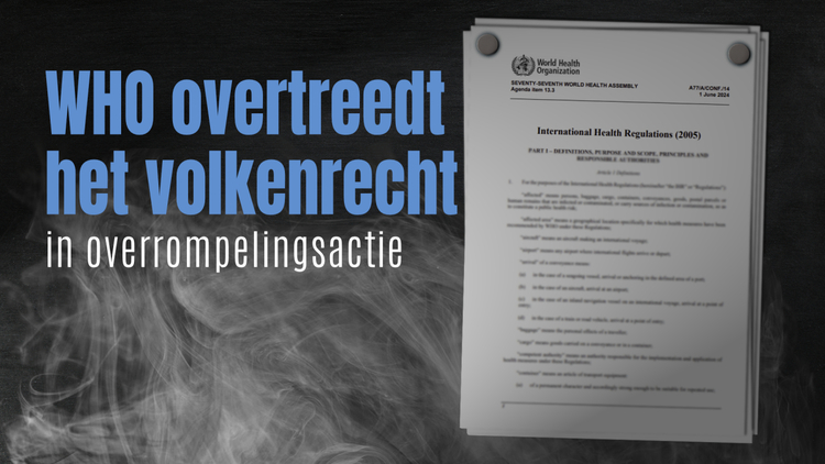 De WHO overtreedt volkenrecht in overrompelingsactie | #WHO-pandemieverdrag | Kla.TV