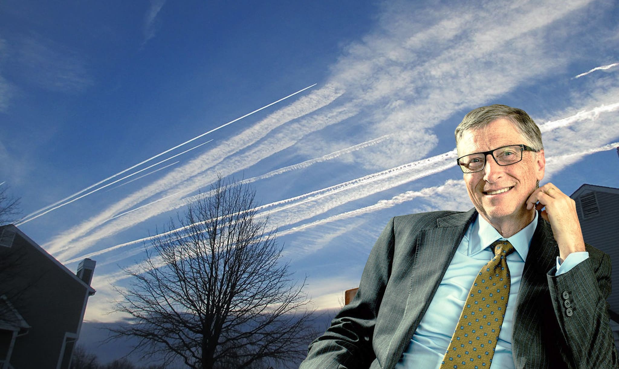 Bill Gates Vergast Steden met Chemtrails! - V-Media