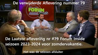 Forum Inside - de weggelaten verwijderde aflevering #79 Seizoenafsluiter