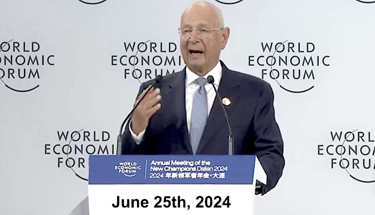 From WEF Summit in China, SCHWAB LIVELY Relaunches NEW WORLD ORDER Project – Video – gospanews.net (EN)