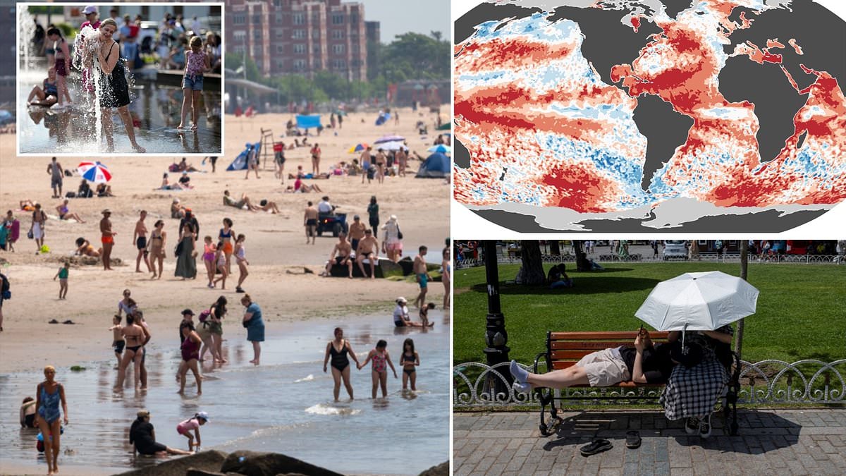 Last month was officially the hottest June on RECORD - marking the 13th consecutive month of record-breaking temperatures, figures reveal | Daily Mail Online