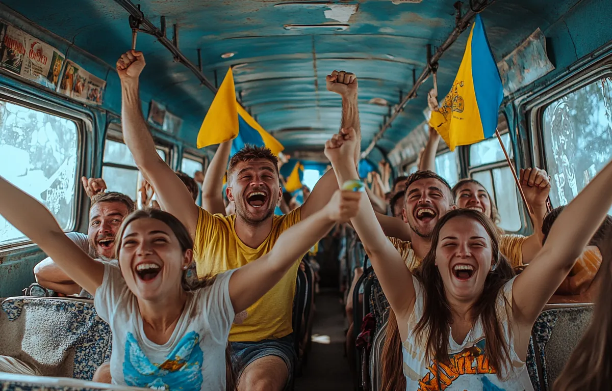 LOLWUT?! Oekraïense vluchtelingen lekker op vakantie naar Oekraïne: "Wil m'n moeder zien"