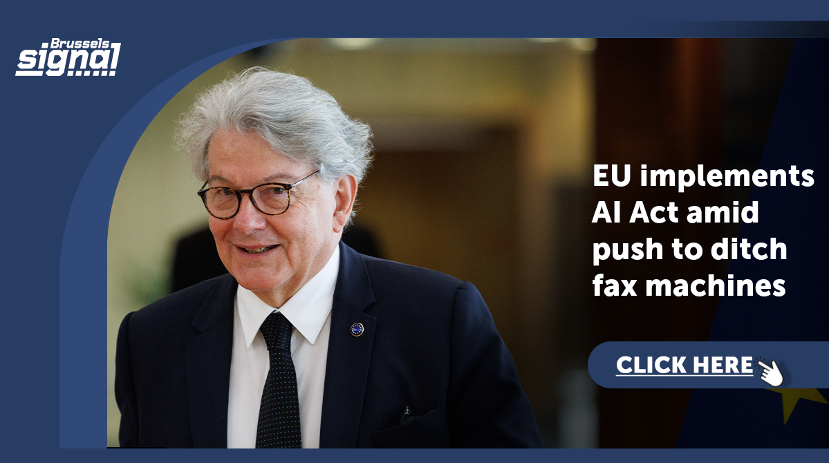 EU AI act comes into force as regions push to axe fax machines