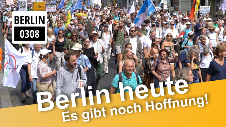 Demo Berlin - Ein lebendiges Symbol der Hoffnung und des Neuanfangs geht hinaus in alle Welt | #MichaelBallweg | Kla.TV