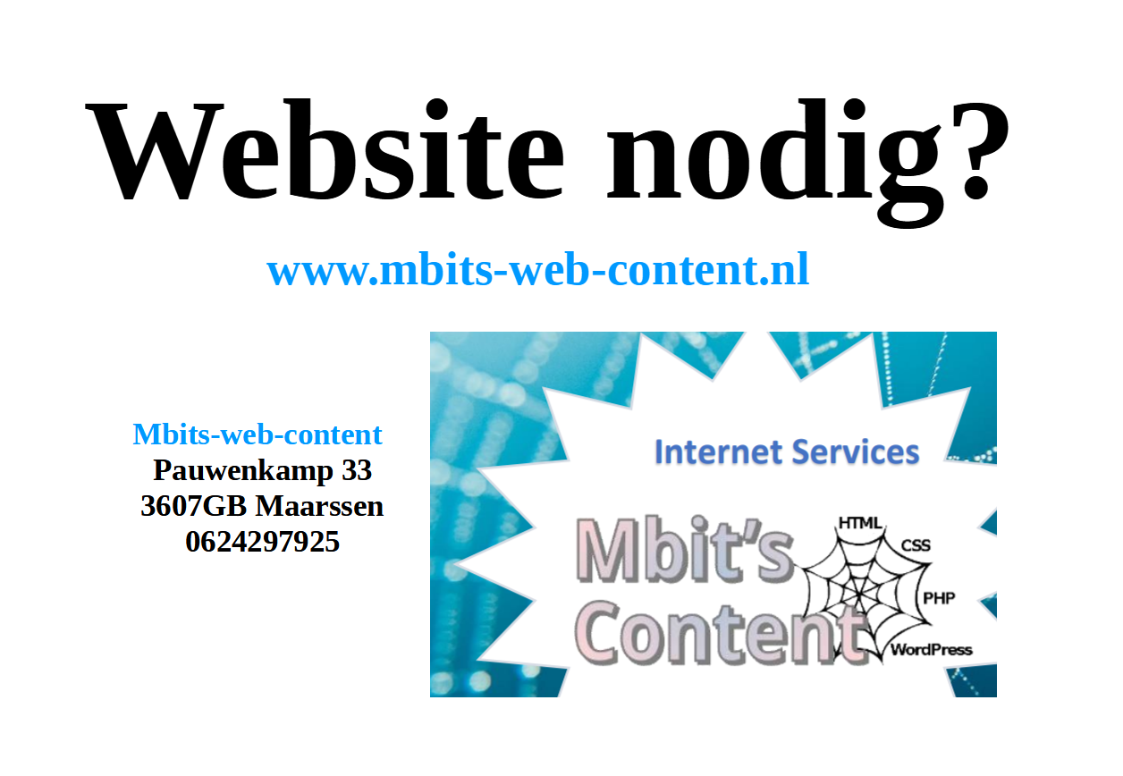 Website laten maken in Utrecht? Onderhoud & Backup Service